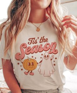 Tis The Season Shirt, Women's Halloween Shirt, Spooky Season Shirt