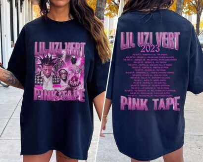 Vintage Lil Uzi Vert Sweatshirt , Lil Uzi Vert Pink Tape Tour Shirt, 2023 Pink Tape Tour Tshirt