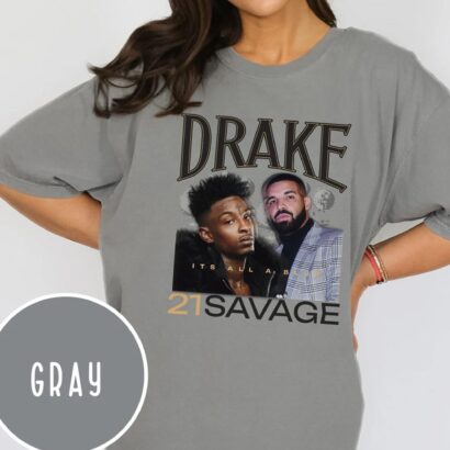 Drake x 21 Savage Shirt, Its all a Blur Tour 2023, Drake Shirt, 21 Savage Shirt