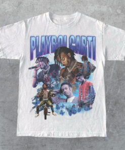 Playboi Carti Vintage Graphic Inspired Shirt,Carti Rap Y2k Shirt,Rapper 90s Vintage