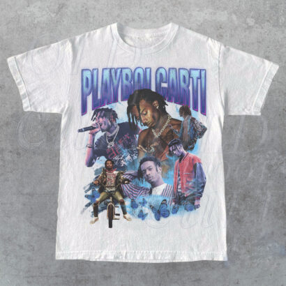 Playboi Carti Vintage Graphic Inspired Shirt,Carti Rap Y2k Shirt,Rapper 90s Vintage