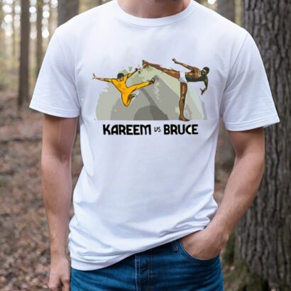 Kareem vs Bruce Lee Shirt, Kareem Abdul Jabbar Shirt, Kareem Shirt