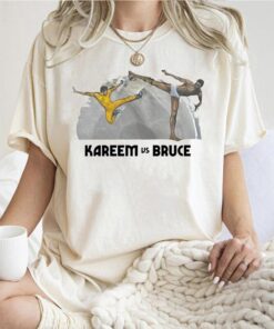 Kareem vs Bruce Lee Shirt, Kareem Abdul Jabbar Shirt, Kareem Shirt