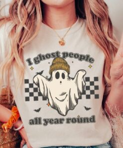 Funny Ghost Shirt, Sweatshirt For Fall, Cute Halloween Tee, Halloween Graphic Tee