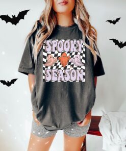 Spooky Season Shirt, Women's Halloween Graphic Tee