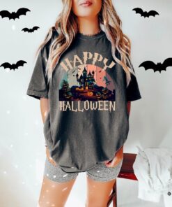 Happy Halloween Horror Shirt, Cute Halloween Tee For Women