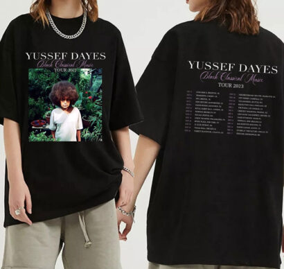 Yussef Dayes tour Shirt, Yussef Dayes Black Classical Music 2023 Tour Shirt