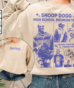 Snoop Dogg Rap Shirt Double Sided, Snoop Dogg High School Reunion Tour 2023 Sweatshirt