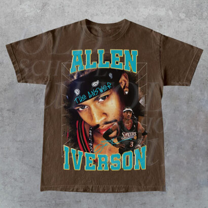 Allen Iverson tshirt, Allen Iverson Basketball Tee