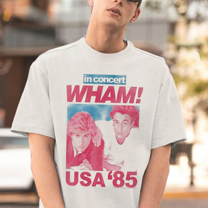 Wham Shirt, Wham Pop Music shirt, Wham Big Tour Shirt