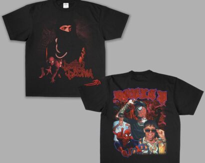 VINTAGE SPIDER PLUMA,Peso Pluma World Tour 2023 Shirt,Peso Pluma Concerts Shirt