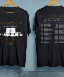 Yellowcard 2023 Tour Tshirt, Yellowcard Shirt, Yellowcard 2023 Concert tee