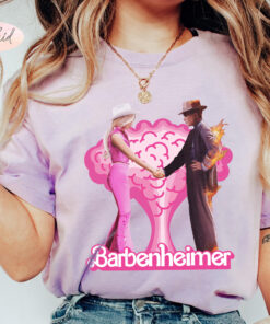 Cute Barbenheimer Comfort Color Shirt,Oppenheimer Shirt, Justralphy Barbieheimer 2023 Shirt