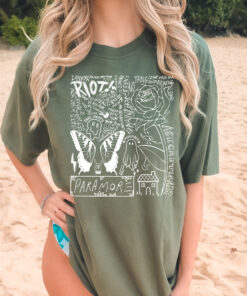Paramore 2023 Tour Merch shirt, Paramore Butterfly Album T-Shirt, Paramore Tattoo Sweatshirt