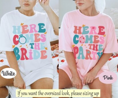 Here Come The Party Shirt, Retro Bachelorette Shirt