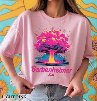 Barbenheimer Shirts,Barb Oppenheimer Shirt,Barb Collab Oppenheimer Shirt