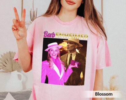 Barbenheimer Comfort Colors Shirt,Margot Barbie Comfort Colors Shirt,Barbenheimer Shirt,Margot Vintage Shirt