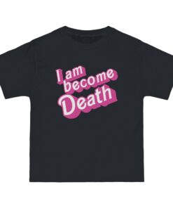 I am become Death in pink Beefy Shirt,Barbenheimer premiere Oppenheimer movie tee Destroyer of Worlds