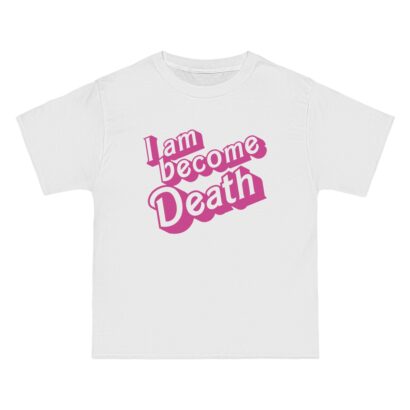 I am become Death in pink Beefy Shirt,Barbenheimer premiere Oppenheimer movie tee Destroyer of Worlds