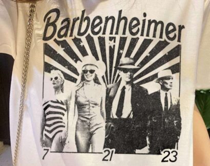 Retro Barbenheimer- Barbie Vs Oppenheimer Shirt,Cillian Murphy Shirt,Margot Robbie shirt,Barbie 2023 Shirt