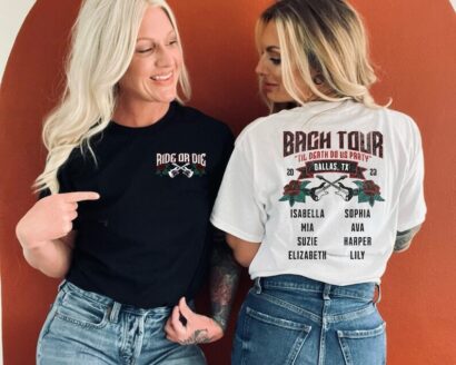 Custom Bachelorette Tour Shirt, Personalized Bride or Die Bach Tour Party Shirts