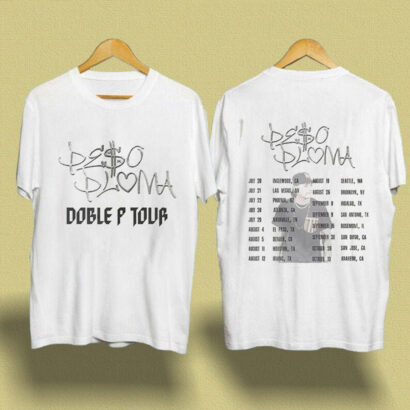 Peso Pluma Shirt, Peso Pluma Doble P Tour 2023 Shirt, Peso Pluma T Shirt