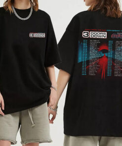 3 Doors Down tour Shirt, Away From the Sun Anniversary Tour 2023 Shirt, 3 Doors Down Rock Band Concert