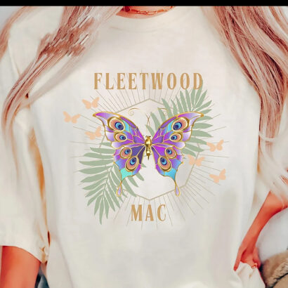 Fleetwood Mac Shirt, Stevie Nicks Shirt, Fleetwood Mac Tshirt, Fleetwood Mac Flower Shirt