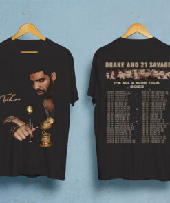 Drake It's All a Blur tour Shirt, Drake X 21 Savage tour 2023 Shirt, Drake tee