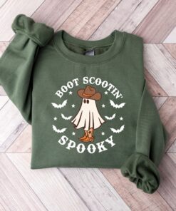 Boot Scootin Spooky Shirt,Cute Spooky Shirt,Halloween Shirt,Cowboy Ghost Shirt,Western Halloween Shirt
