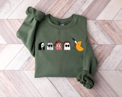 Halloween Sweatshirt Vintage, Womens Halloween Sweatshirt