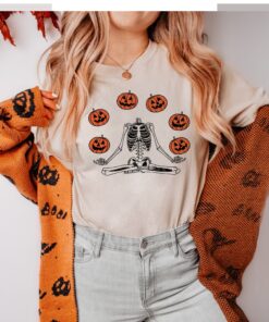 Pumpkin Halloween Shirt,Skeleton Halloween Shirt,Pumpkin Shirt,Fall Halloween Shirt