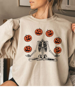 Pumpkin Halloween Shirt,Skeleton Halloween Shirt,Pumpkin Shirt,Fall Halloween Shirt