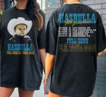 Hasbulla Shirt, Hasbulla Cowboy Hat Tour 2023 Shirt