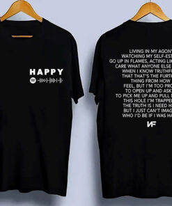 NF Hope tour Shirt, NF Happy Shirt, NF Rapper tee