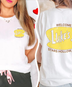 Luke’s Diner Stars Hollow Shirt, Retro Text Luke’s Diner Sweatshirt