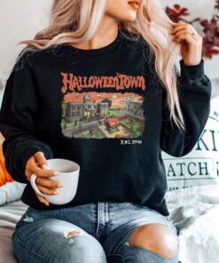 Vintage Halloween Town Est 1998 Sweatshirt, Pumpkin Halloweentown Shirt