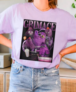 Grimace Shake tshirt, Grimace Survivor Appareal tshirt, Grimace Shake Horror Funny Shirt