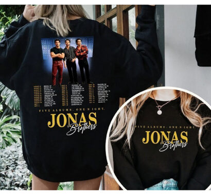 Jonas Brothers Tour 2023 shirt, Jonas Brothers Five Albums One Night Shirt, Five Albums One Night Tour