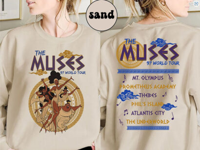 wo-sided Vintage The Muses 97 World Tour Shirt, Hercules Diva The Muses Song Concert Music