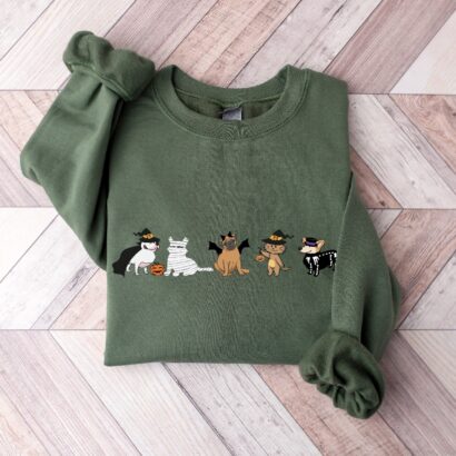 Halloween Sweatshirt Vintage, Womens Halloween Sweatshirt