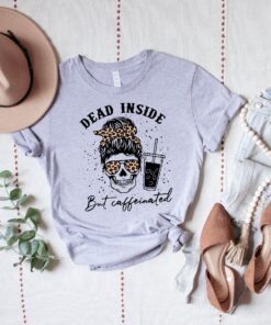 Dead Inside Halloween Sweatshirt, Women Skeleton Halloween Shirt