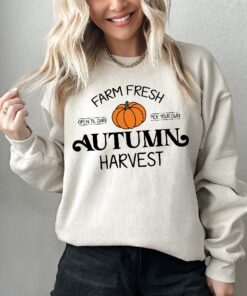 Farm Fresh Pumpkin Sweatshirt, Pumpkin Patch Sweatshirt