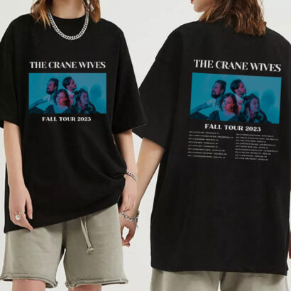 The Crane Wives Fall Tour 2023 Shirt, The Crane Wives Band Shirt, The Crane Wives 2023 Concert Shirt