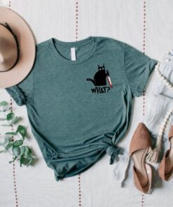 Halloween Cat Shirt, Black Cat Halloween Shirt