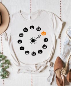 Pumpkin Faces Sweatshirt, Funny Pumpkin Sweatshirt