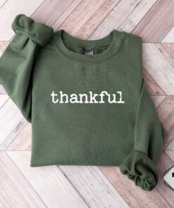 Retro Thankful Sweatshirt, Thankful Shirt, Womens Thanksgiving Sweatshirt