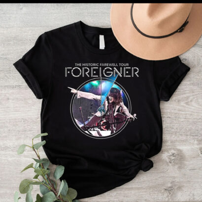 Foreigner T-Shirt, Foreigner The Historic Farewell Tour 2023 Shirt, Foreigner Band Shirt