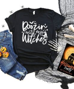 Boo Crew Shirt Girls Halloween Tshirt, Spooky Halloween Tee