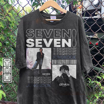 Jungkook Shirt, Jungkook Seven Tee, BTS Jung Kook JK Tee